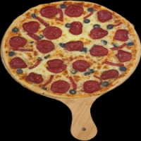 Beef Pepperoni Pizza