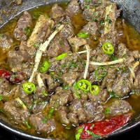 Mutton Handi in Black Pepper