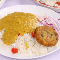 Daal chawal with 1 shami